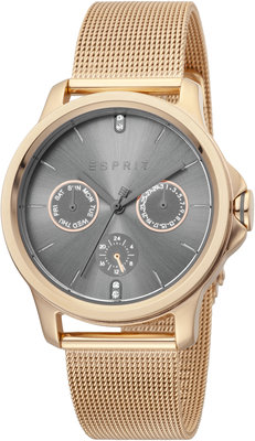 Esprit Turn Gun Rosegold Mesh ES1L145M0095