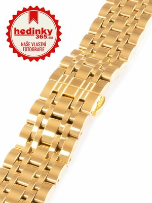Men's golden metallic bracelet for watches LUX-02