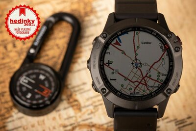 Garmin Fenix 6 Map Garmin Fenix 6 Pro Glass, Black/Black Band (Map/Music) | Hodinky-365.Com