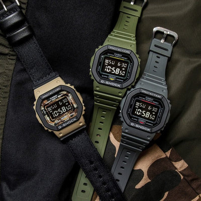 Casio G-Shock Original DW-5610SUS-5ER Utility Colors Series (+ spare strap)