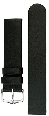 Black leather strap Hirsch Scandic L 17872050-2 (Calfskin)