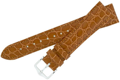 Brown leather strap Hirsch Aristocrat L 03828070-2 (Calfskin)