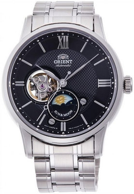 Orient Classic Sun and Moon Open Heart Automatic RA-AS0002B10B