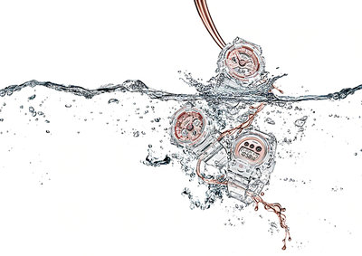 Casio G-Shock Original GMA-S110SR-7AER With Series Transparent x Pink Gold Collection