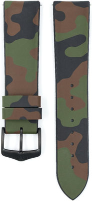 Rubber strap Hirsch John L 0925088040-5, camouflage, natural rubber, length L, Quick Release