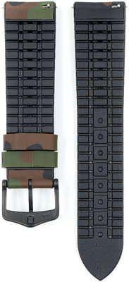 Rubber strap Hirsch John L 0925088040-5, camouflage, natural rubber, length L, Quick Release