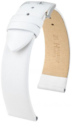 White leather strap Hirsch Toronto M 03702100-2 (Calfskin)