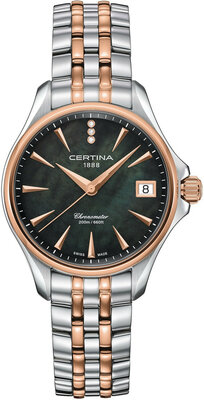 Certina DS Action Lady Quartz Precidrive COSC Chronometer Diamonds C032.051.22.126.00