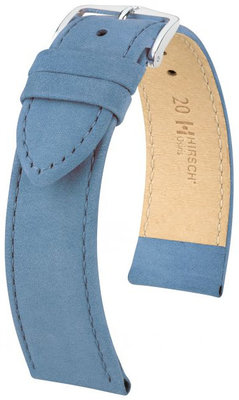 Blue leather strap Hirsch Osiris L 03433082-2 (Calfskin)