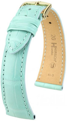 Green leather strap Hirsch London M 04207181-1 (Alligator leather) Hirsch Selection