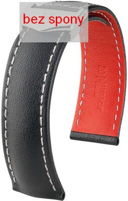Black leather strap Hirsch Speed 07402451-2 (Calfskin)
