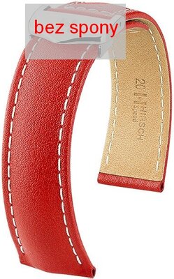 Red leather strap Hirsch Speed 07502421-2 (Calfskin) Hirsch Selection