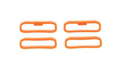 Garmin Keepers, Fenix5X Plus Orange (orange strap loop for Fenix5X Plus), 2ks