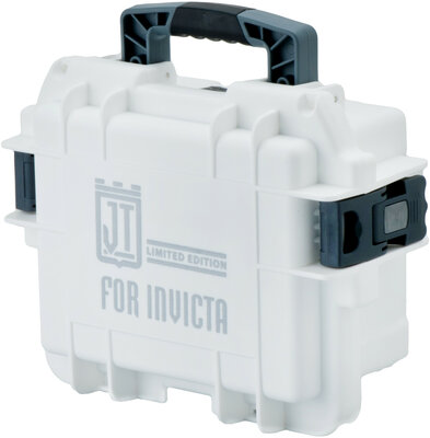 Invicta watch box with 3 slots white Jason Taylor (DC3WHT)