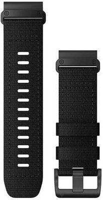 Nylon strap Garmin 26mm (for Garmin Fenix 8/7X/6X (51mm), Tactix etc.), black, QuickFit, 010-13010-00