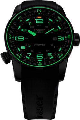 Traser P68 Pathfinder Automatic Blue with rubber strap