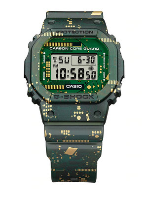 Casio G-Shock Original DWE-5600CC-3ER Carbon Core Guard Circuit Board Camouflage Series (+ bezel and straps)spare 