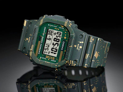 Casio G-Shock Original DWE-5600CC-3ER Carbon Core Guard Circuit Board Camouflage Series (+ bezel and straps)spare 