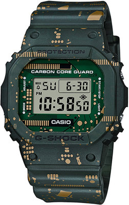 Casio G-Shock Original DWE-5600CC-3ER Carbon Core Guard Circuit Board Camouflage Series (+ bezel and straps)spare 