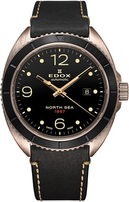 Edox North Sea 1967 Date Automatic 80118BRN-N67 Limited Edition 320pcs (+ spare strap)