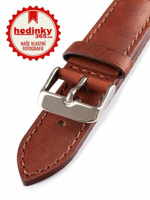 Unisex leather brown strap HYP-06-COGNAC
