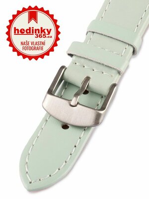 Unisex leather turquoise strap for watches W-00-J
