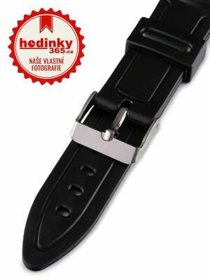 Unisex plastic black strap for watches P031