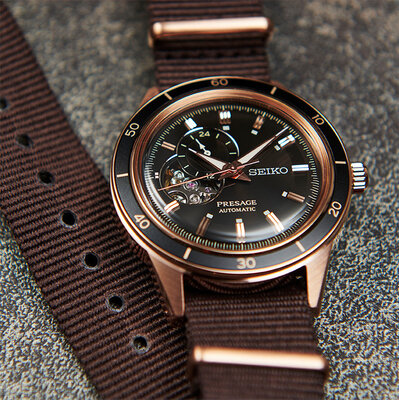 Seiko Presage Automatic Open Heart SSA426J1 Style 60's
