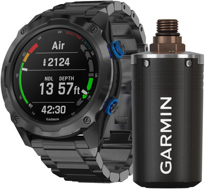Garmin Descent Mk2i Sapphire Titanium Titanium band T1 Bundle Hodinky 365