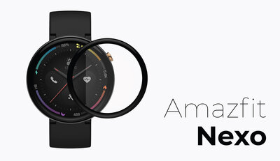3D glass protector Mosh Tempered Glass Protector 0.3mm for Amazfit Nexo