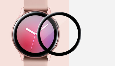 3D Protective Glass Mosh Tempered Glass Protector 0.5mm for Samsung Galaxy Watch Active2 40mm