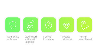 Glass protector Mosh Tempered Glass Protector 0.3mm for Honor GS Pro