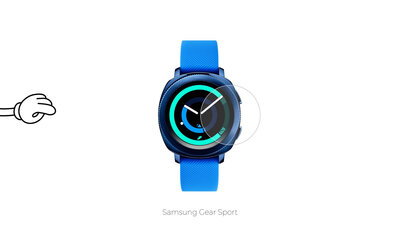 Protective Glass Mosh Tempered Glass Protector 0.3mm pro Samsung Gear Sport