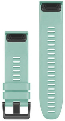 Silicone strap Garmin 26mm (for Garmin Fenix 8/7X/6X (51mm), Tactix etc.), blue, QuickFit + extended part, 010-12905-00