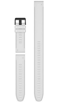 Silicone strap Garmin 26mm (for Garmin Fenix 8/7X/6X (51mm), Tactix etc.), white, QuickFit, 010-12903-00