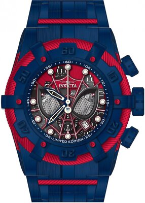 Invicta Marvel Quartz 53mm 35164 Spiderman Limited Edition 3000pcs