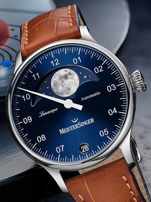 MeisterSinger Lunascope Automatic Moonphase Date LS908_SG03
