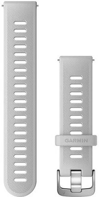 Strap Garmin Quick Release 20mm, silicone, Whitestone, silver clasp (Venu, Venu Sq, Venu 2 plus aj.)