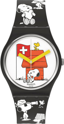 Swatch x Peanuts Grande Bracchetto SO28Z107