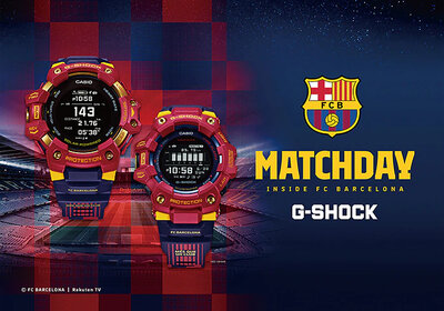 Casio G-Shock G-Squad GBD-100BAR-4ER Barcelona Limited Edition