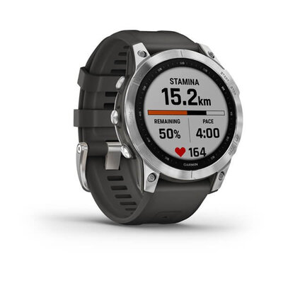 Garmin Fenix 7 Silver / Black Band