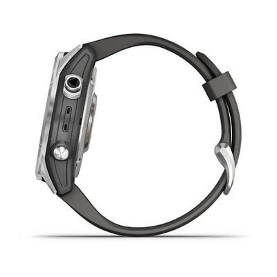 Garmin Fenix 7S Silver / Graphite Band