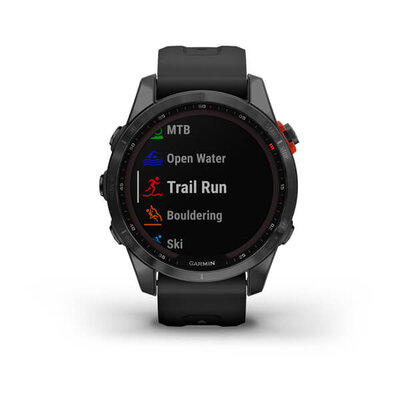 Garmin Fenix 7S Solar Gray / Black Band