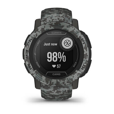 Garmin Instinct 2 Camo Edition, Graphite Camo