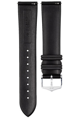 Hirsch rubber strap Hevea L 40458850-2, black, natural rubber, length L, Quick Release