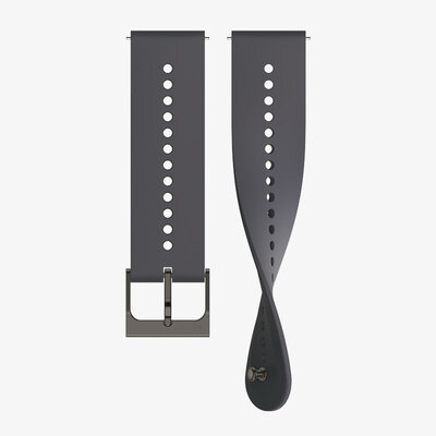 Silicone strap Suunto 22mm (for Suunto Urban 7), grey V1, Quick Release