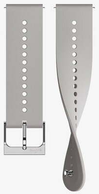 Silicone strap Suunto 22mm (for Suunto Urban 7), grey V2, Quick Release