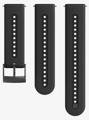 Black silicone strap Suunto Athletic 7 S+M SS050687000