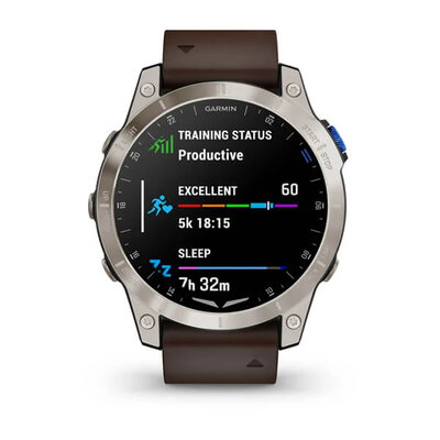 Garmin D2 Mach 1 (Premium), Oxford Brown Leather Band (+ extra strap)