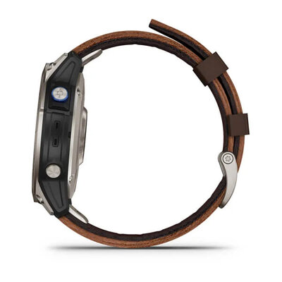 Garmin D2 Mach 1 (Premium), Oxford Brown Leather Band (+ extra strap)